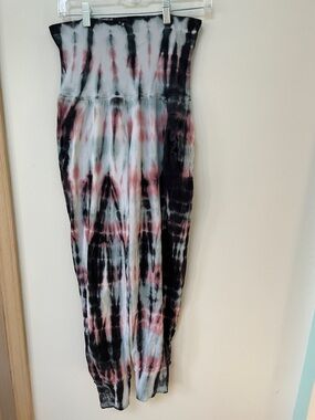 Young Fabulous & Broke Fold over Waist Tie Dye Jogger Pants